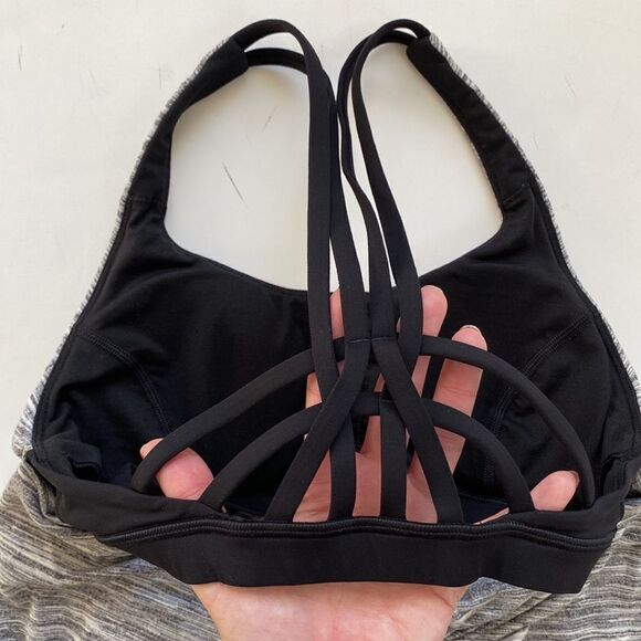 Lululemon Moment To Movement 2-In-1 Tank Space Dye Camo Black White / Black Sz 4 - Picture 9 of 16